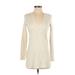 Ett:Twa by Anthropologie Long Sleeve Top Ivory Tops - Women's Size 2X-Small