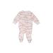 Carter's Long Sleeve Outfit: White Bottoms - Size 3 Month