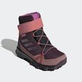 Winterstiefel ADIDAS TERREX "TERREX SNOW HOOK-AND-LOOP COLD.RDY WINTER" Gr. 39, bunt (shadow maroon, wonder red, pulse lilac) Schuhe Laufschuhe