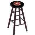 Holland Bar Stool Swivel 24" Bar Stool Wood/Plastic/Acrylic in Black/Brown/Red | Bar Stool (30" Seat Height) | Wayfair RC30OSDCMarine