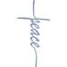 Trinx Peace Cross Wall Décor Metal in Gray | 18 H x 9 W x 0.06 D in | Wayfair 3522A1BBB0EA4D0F932B41B7F3480226