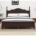 Alcott Hill® Carmena Retro Style Platform Bed Wood in Brown | 43.3 H x 56.2 W x 79.9 D in | Wayfair 848D231CF9264B6EA8BC003A7BA21A9A