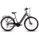 E-Bike SAXONETTE "SAXONETTE Deluxe Sport (Wave)" E-Bikes Gr. 45 cm, 28 Zoll (71,12 cm), grau (dunkelgrau) E-Bikes