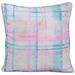 20" x 20" Plaid Indoor Throw Pillow with Welt