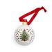 Spode Christmas Tree Polka Dot Bauble - 3.5 " inches