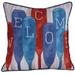 18" x 18" Nautical Indoor Throw Pillow with Welt