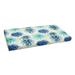 Sorra Home Gardenia Seaglass Indoor/Outdoor Bench Cushion