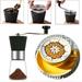 Mashaouyo Coffee Roaster Handâ€‘Cranked Coffee Roasting Machine Stainless Steel Temperatureâ€‘Controlla Roller Roaster Multifunctional Nut Roasting Tool