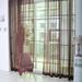 Sheer Window Curtain Panels - Solid Color Panels/Drapes (1 Panel 40 Wide x 79 Inches Long)