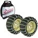 The ROP Shop | Pair of 2 Link Tire Chain For Can Am 18x8.5x8 Front 24x9.5x12 Rear ATV UTV Tires