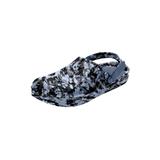 Extra Wide Width Men's Rubber Clog Water Shoe by KingSize in Steel Marble (Size 15 EW)