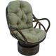 Wicker Egg Chair, Swivel Rocker Chair Cushion, 48" x 24" Hammock Chair Cushions, Thick Nest Back Pillow, Not-Slip, Washable, For Outdoor Patio Garden Swing Chair Cushion Seat Pads 5.3 ( Color : Khaki