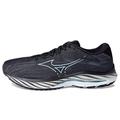 Mizuno Wave Rider 27 Men's Running Shoe, Ebony Illusion Blue, 12