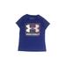 Under Armour Active T-Shirt: Blue Sporting & Activewear - Kids Girl's Size X-Small