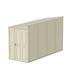 Duramax Building Products 4 ft x 10 ft Plastic Lean-to Storage Shed in Brown/White | 73.62 H x 48.11 W x 126.26 D in | Wayfair 6725