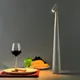 Lampe de table LED sans fil aste en métal lampe de bureau portable tactile charge de type C