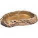 Exo Terra Granite Rock Feeding Dish for Reptiles