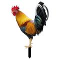 Garden Decor Rooster Acrylic Outdoor Garden Ground Insert Garden Garden Decoration Insert Card Garden Decor For Outside Outdoor Garden Decor