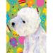 Carolines Treasures Westie Easter Eggtravaganza Garden Size Flag