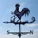 Weather Vane Wind Direction Indicator Decoration Rooster Model Weathervane Farmhouse Weather Vane