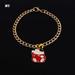 Buckle Puppy Kitten Necklace Cat Accessories Good Luck Gold chain Lucky Cat Pendant Cat Collars Dog Collar M5