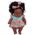 20cm Reborn Baby Doll Lifelike Baby Doll Toy Curly Hair Simulation Doll Collection Toy Gift