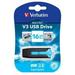 Verbatim Store n Go V3 16 GB USB 3.0 Flash Drive - Caribbean Blue - External 49176