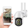 Camera Ozmmyan WIFI Ball Machine Wireless Surveillance Camera 1080P High-definition Indoor And Outdoor PTZ Security Monitor Dual Night Vision Mobile Detection Alarm Digital Camera White