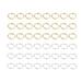500Pcs 6MM Open Rings Jewelry Accessories Round Shape Double Circle Close Rings DIY Jewelry Making Materials Set for Earrings (M