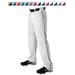 Alleson Athletic 605WLBY Youth Baseball Pant with Braid - White Royal