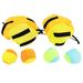 2PCS Indoor Outdoor Hats with 4PCS Sticky Balls Funny Sticky Ball Hats Toy Cartoon Tossing Ball Hat Toy Educational Throw