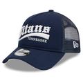 Men's New Era Navy Tennessee Titans Caliber Trucker 9FORTY Adjustable Hat