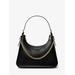 Michael Kors Wilma Large Leather Shoulder Bag Black One Size