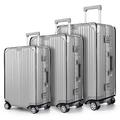 Yuppies Clear PVC Suitcase Cover Protectors Luggage Cover for Wheeled Suitcase, Clear, 20inch/24inch/28inch (3 Pieces), Suitcase Cover Protectors Luggage Cover for Wheeled Suitcase