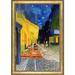 Vault W Artwork Cafe Terrace at Night Hand' by Vincent Van Gogh - Picture Frame Painting on Canvas in Green | 40.75 H x 28.75 W in | Wayfair