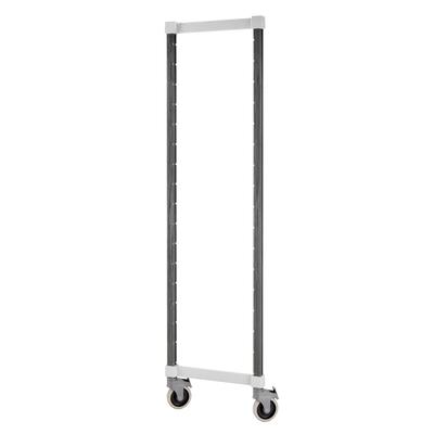 Cambro EXHDPK1870480 Camshelving Elements XTRA HD Track System Post Kit - 18" x 70", Speckled Gray