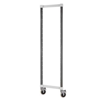 Cambro EXHDPK2478480 Camshelving Elements XTRA HD Track System Post Kit - 24" x 78", Speckled Gray