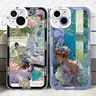 Coque souple Claude Monet Art pour iPhone coque pour iPhone 14 13 12 11 Pro Max Mini XS X Poly SE 7