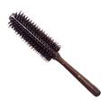 Natural Bristles Hair Brush Round Curling Combs with Wood Handle for Hair Drying Styling Curling 8867-14