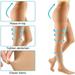 Yipa Thigh High Compression Socks 20-32 mmHg Compression Stocking Womens Compression Pantyhose