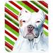 Carolines Treasures Pit Bull Candy Cane Holiday Christmas Mouse Pad