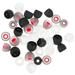 36pcs Silicone Ear Tips Earplug Caps Earphone Earbuds Tips Ear Tips Earbud Tips