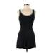 Lole Casual Dress - A-Line Scoop Neck Sleeveless: Black Solid Dresses - Women's Size X-Small