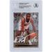 Vince Carter Toronto Raptors Autographed 1998-99 Upper Deck Black Diamond White Ink #120 Beckett Fanatics Witnessed Authenticated Rookie Card