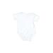 Rabbit Skins Short Sleeve Onesie: White Bottoms - Size 6 Month