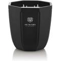 Dr. Vranjes - Decorative Scented Candle Onice - Ambra 500 g / 18 oz, Refined Colored Glass Vessel Hand-Made, Octagonal Form, Color Black, Made in Italy