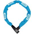 ABUS Catena 6806K chain lock - Lightweight hardened steel bike lock with fashionable textile tube - Square chain with ABUS security level 6 - 85 cm - Blue