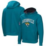 Men's Teal Jacksonville Jaguars Linebacker Adaptive Pullover Hoodie