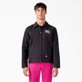 Dickies Men's Breast Cancer Awareness Eisenhower Jacket - Black Size XL (BCA8)