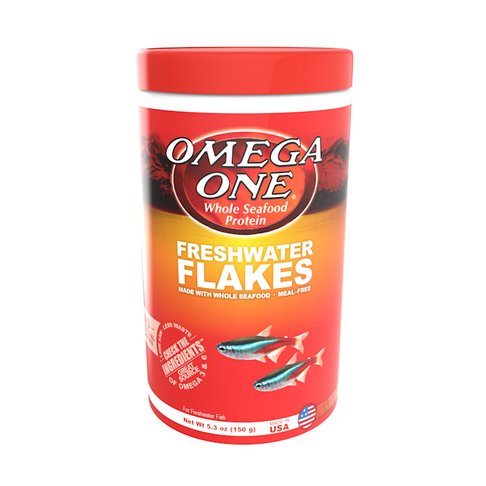 Omega One Freshwater Flakes, 5.3 oz.